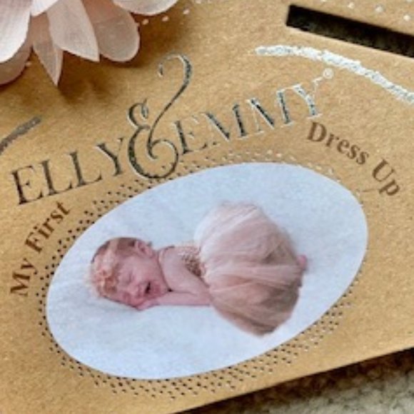 Elly & Emmy 0-6 month adorable tutu in dusty rose color w/headband. Brand New. - Picture 2 of 7